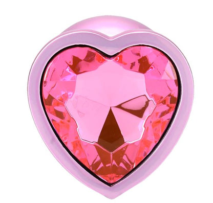 BOOTY BLING HEART DIAMOND JEW/ METAL PLUG L/PINK