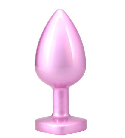 BOOTY BLING HEART DIAMOND JEW/ METAL PLUG L/PINK