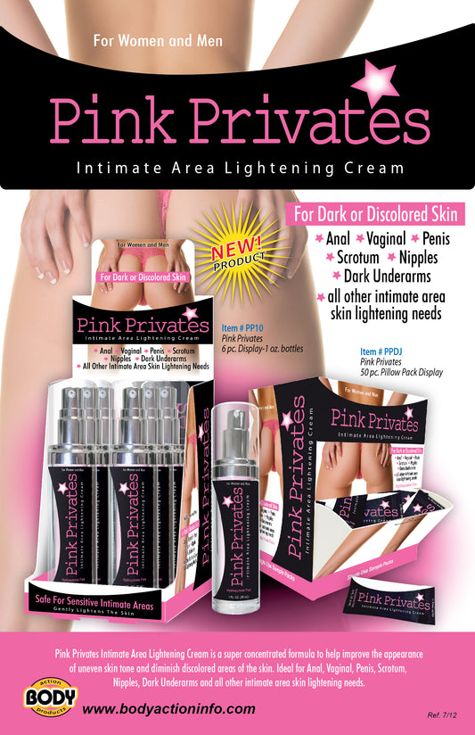 BODY ACTION PINK PRIVATES POSTER( 2 per cust.)
