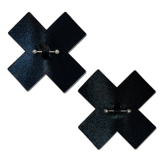 PASTEASE LIQUID BLACK PLUS X W/ BARBELL PIERCING
