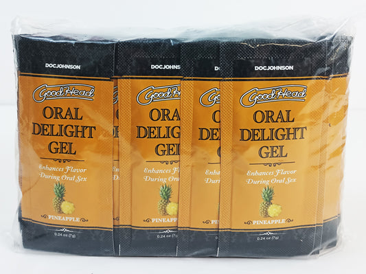 GOODHEAD ORAL DELIGHT GEL BULK REFILL PINEAPPLE 48 PCS 0.24 OZ