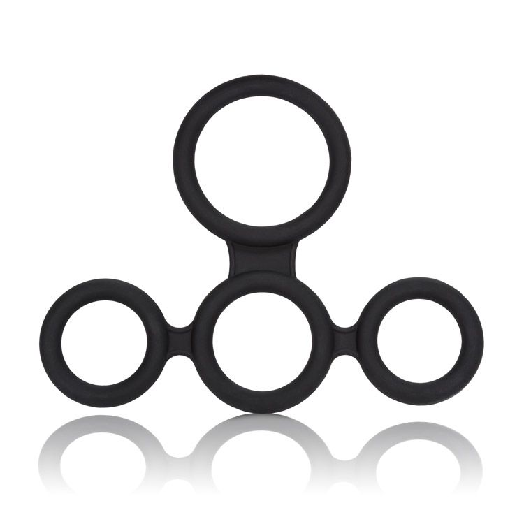 BIG MAN'S SPREADER RING BLACK