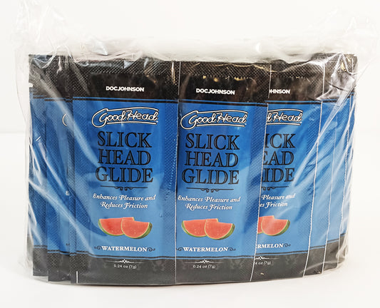 GOODHEAD SLICK HEAD GLIDE BULK REFILL WATERMELON 48 PCS 0.24 OZ
