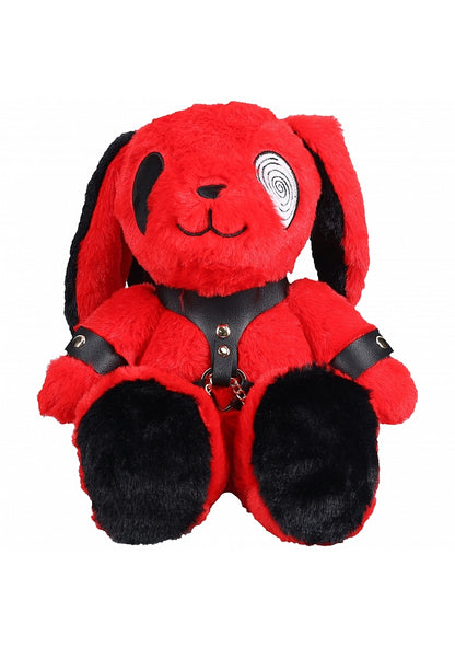 BUNNY BACKPACK CIRCLE EYE LARGE RED