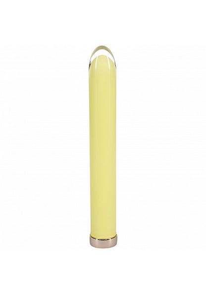 LOVELINE SPARKLE 6.3 VIBRATOR GLASS YELLOW "