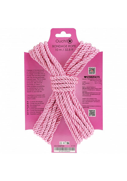 OUCH! BONDAGE ROPE 10 METERS PINK
