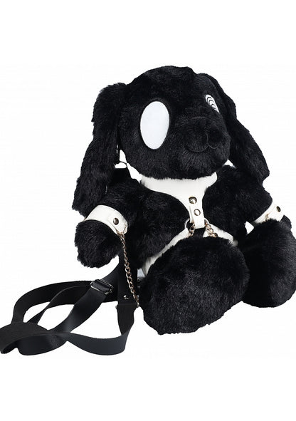 BUNNY BACKPACK CIRCLE EYE LARGE BLACK