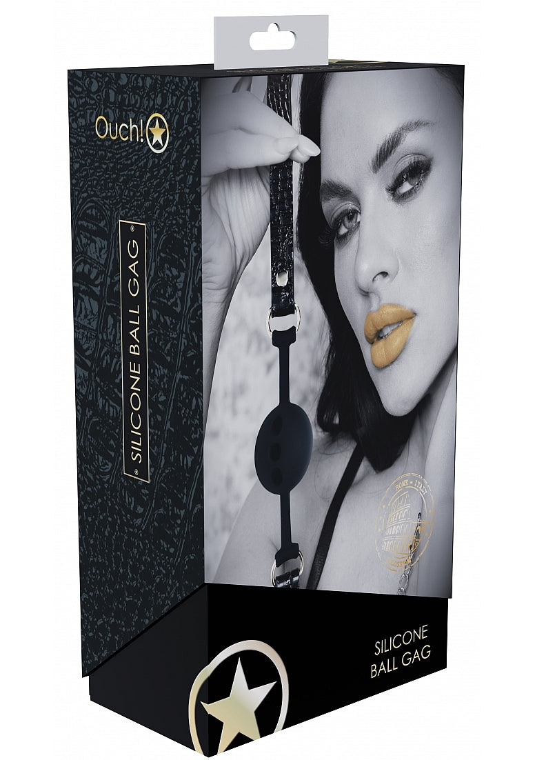 OUCH! ROME COLLECTION SILICONE BALL GAG