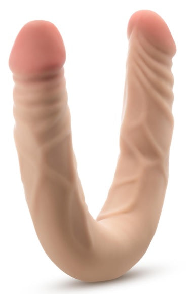 DR SKIN PLUS - 14 POSABLE DOUBLE DONG - BEIGE "