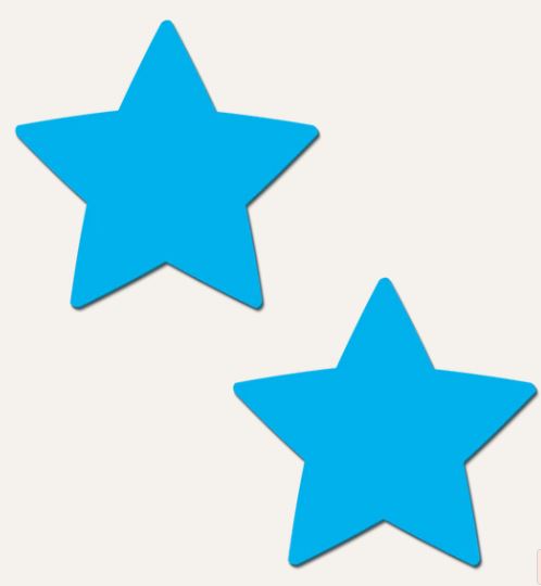 PASTEASE STAR GLOW IN THE DARK NEON TURQUOISE