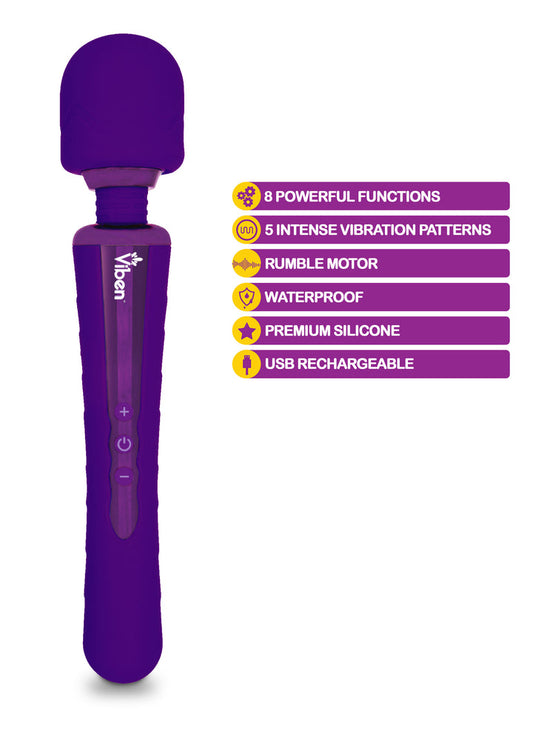 VIBEN OBSESSION INTENSE WAND LARGE MASSAGER VIOLET
