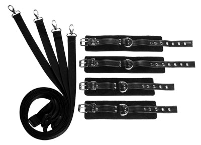 FRISKY 4 POINT BONDAGE RESTRAINT SET